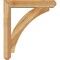 Ekena Millwork Thorton Craftsman Rough Sawn Bracket w/ Offset Brace, Western Red Cedar, 6"W x 30"D x 34"H BKT0604X30X34THR04RWR - alternate 4